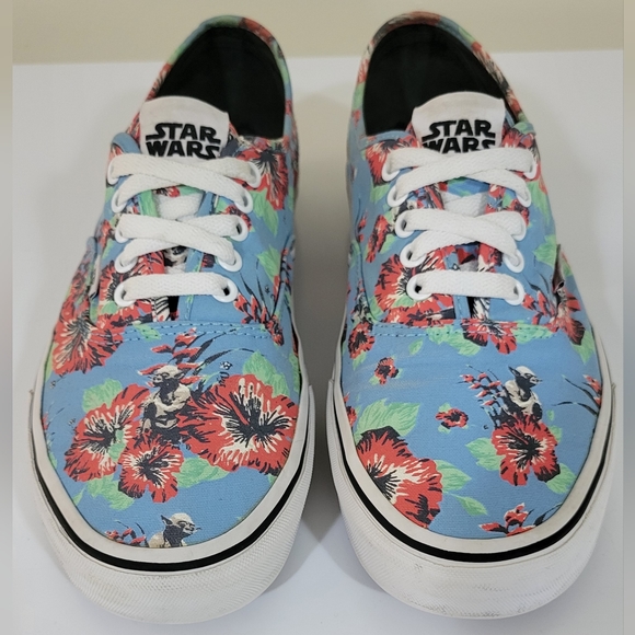 *SOLD* Vans x Star Wars Authentic Aloha Yoda 2014 Limited Sneakers Mens Size 11 - Picture 1 of 10